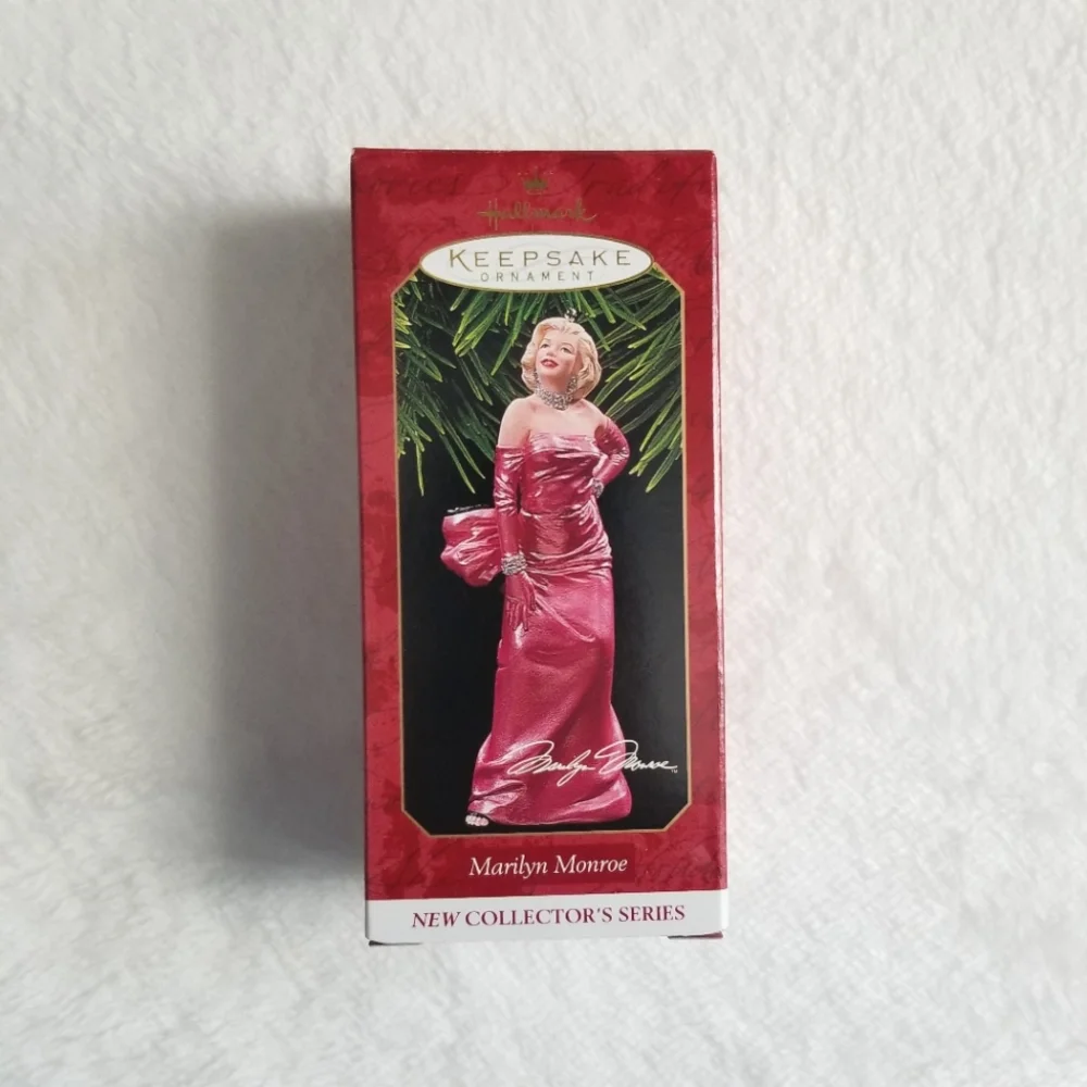 Marilyn Monroe Hallmark Keepsake Ornament with box 90s